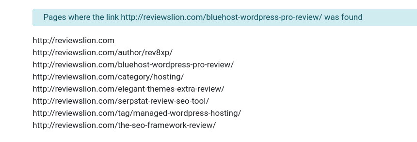 internal link sources