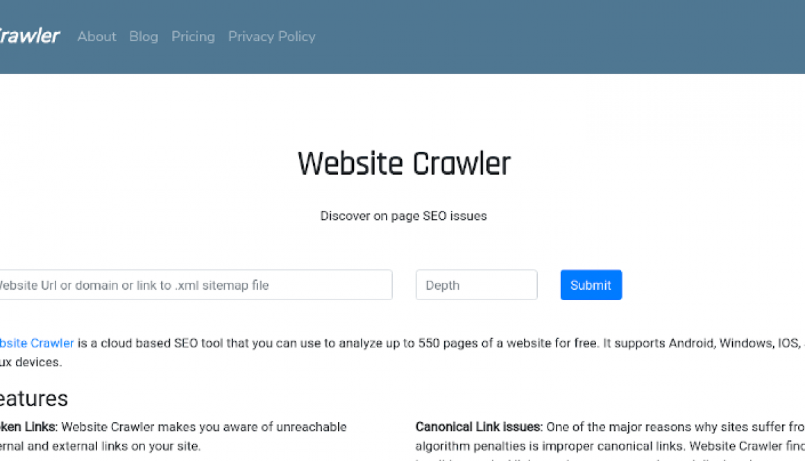 website crawler