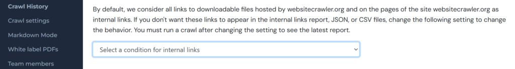 internal links